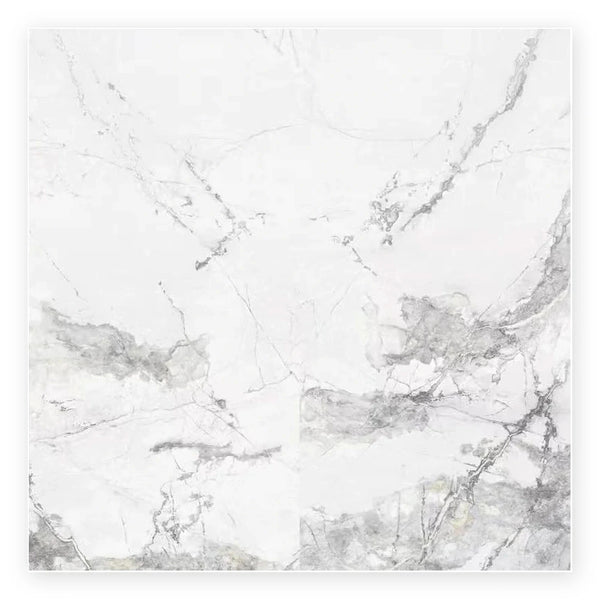 Pietra Alba Marble-Look Tile shown on a white background