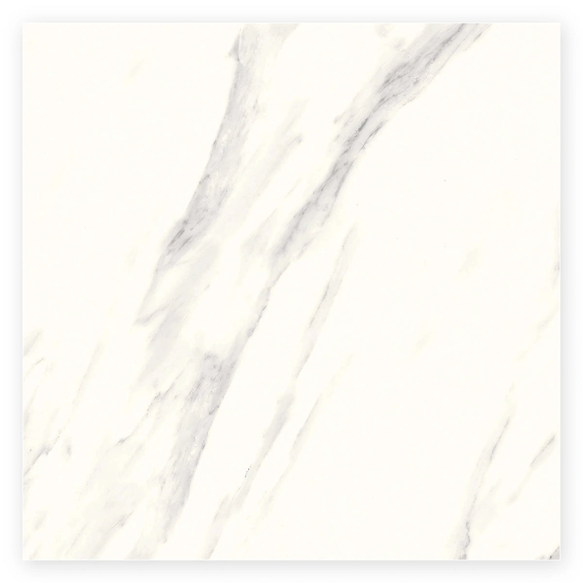 Pietra Bianco Marble-Look Tile shown on a white background