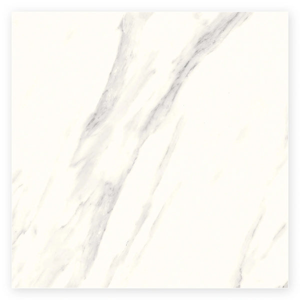 Pietra Bianco Marble-Look Tile shown on a white background