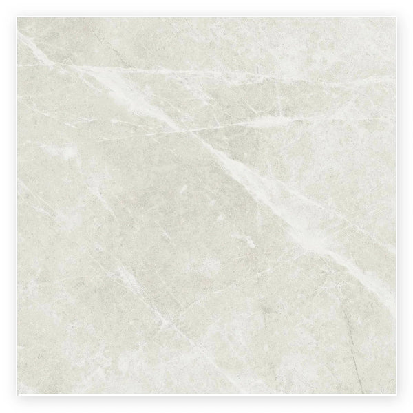 Pietra Dove Marble-Look Tile shown on a white background