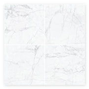 Pietra Luna Marble-Look Tile shown on a white background