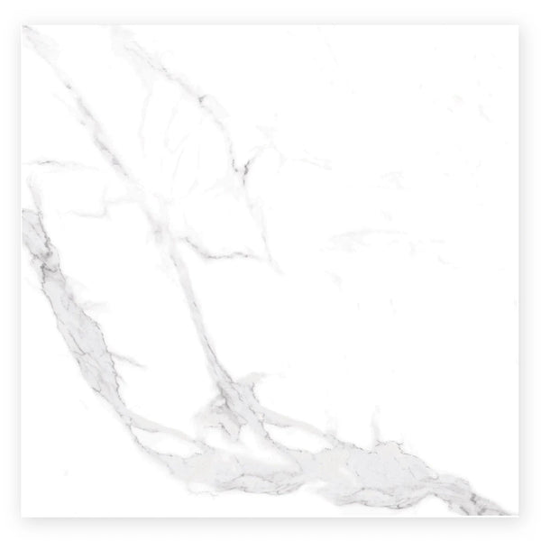 Pietra Neve Marble-Look Tile shown on a white background