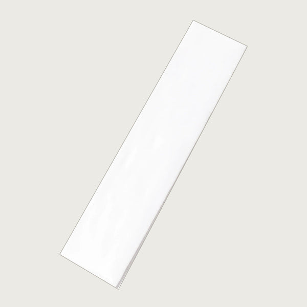 Studio Crest Wave Subway Tile shown on a light grey background
