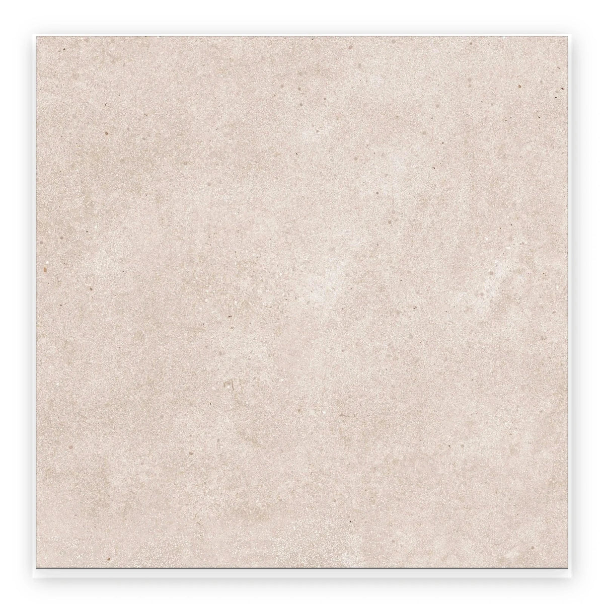 Quarry Sand Concrete-Look Tile shown on a white background