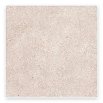 Quarry Sand Concrete-Look Tile shown on a white background