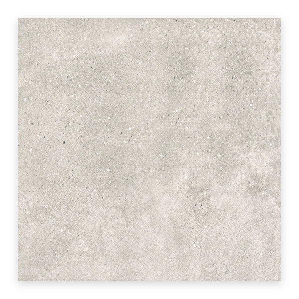 Quarry Ash Concrete-Look Tile shown on a white background