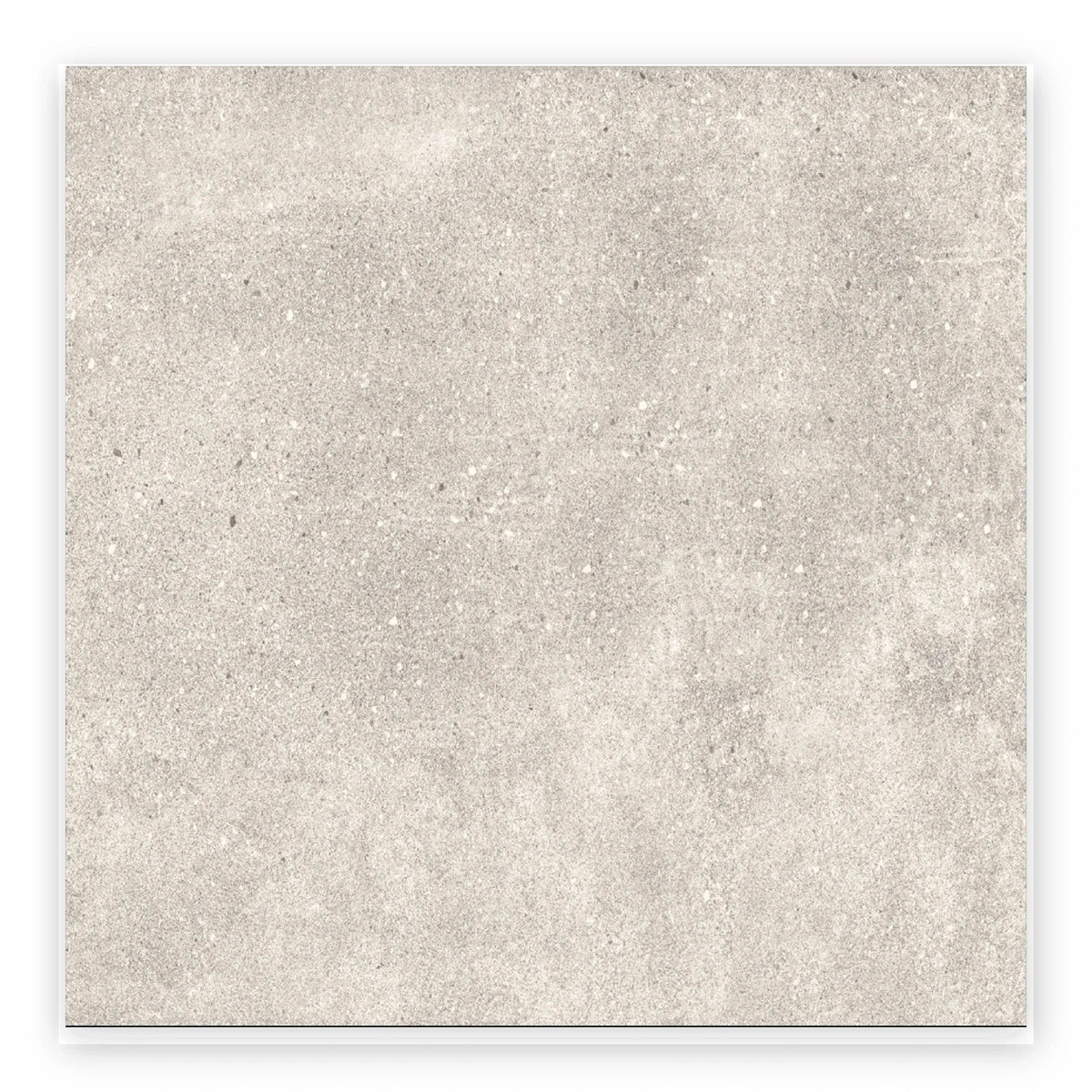 Quarry Ash Concrete-Look Tile shown on a white background