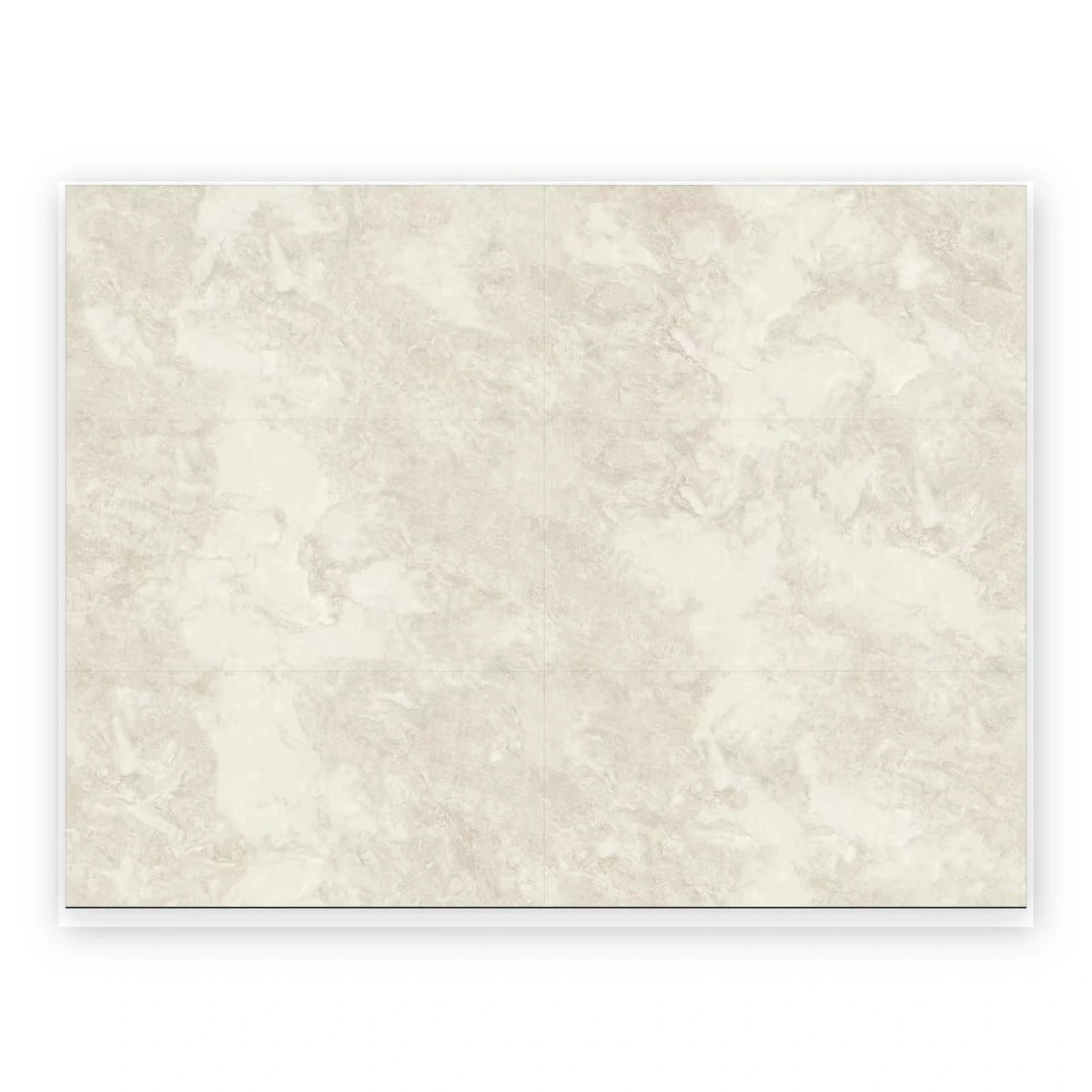 Atlas Ivory Stone-Look Tile shown on a white background