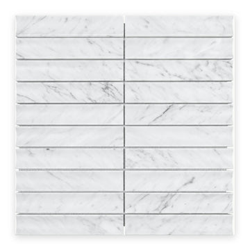 Carrara Stack tile sheet shown on a white background