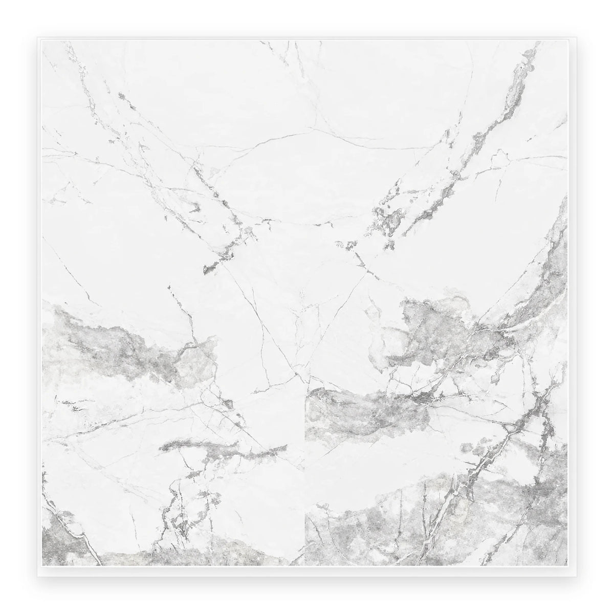 Pietra Alba Marble-Look Tile shown on a white background