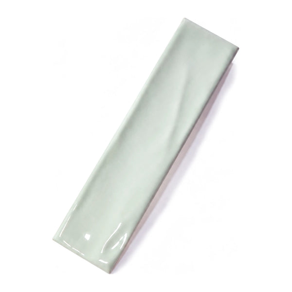 Studio Sage Wave Subway Tile shown on a white background