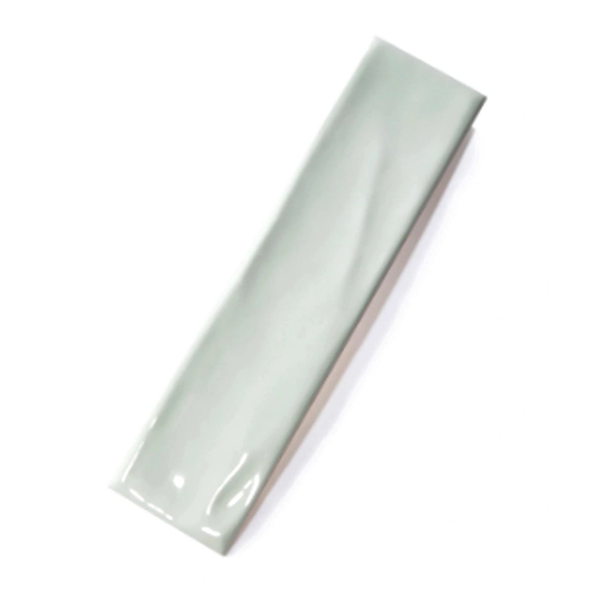 Studio Sage Wave Subway Tile shown on a white background