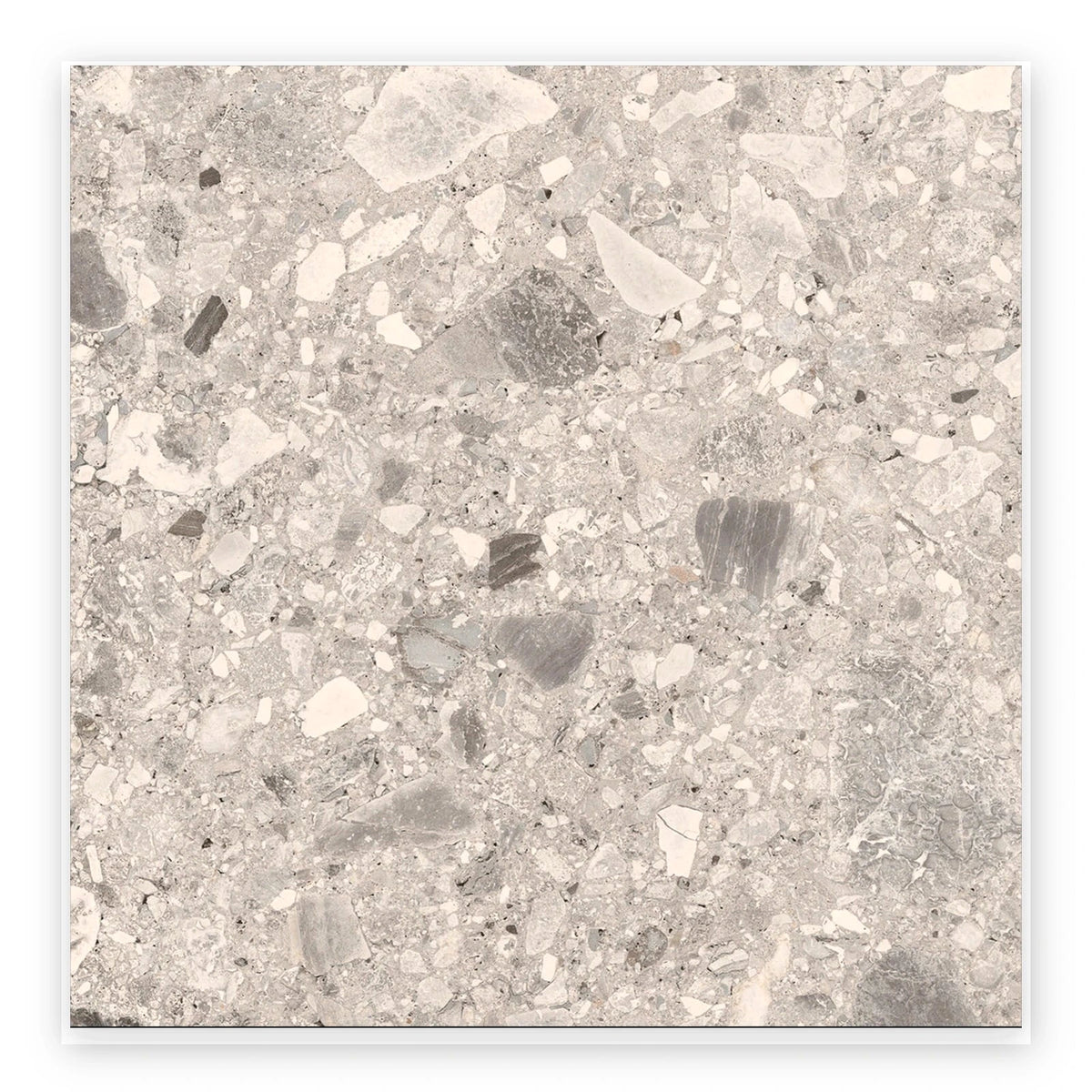 Haven In/Out Terrazzo-Look Tile shown on a white background